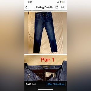 3 Pair of Liverpool Jeans: BUNDLE of 3!